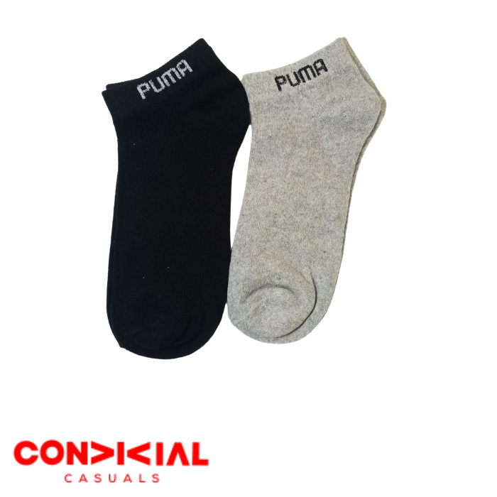 P-U-M-A Premium Ankle Socks-2 Pair Set