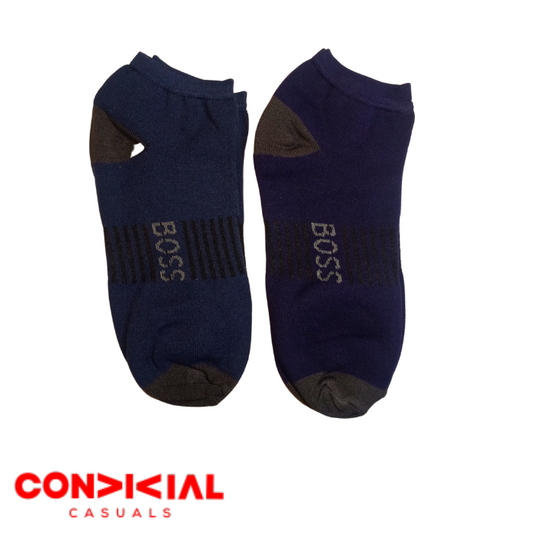 B-O-S-S Premium Dri Fit Ankle Socks-2 Pair Set