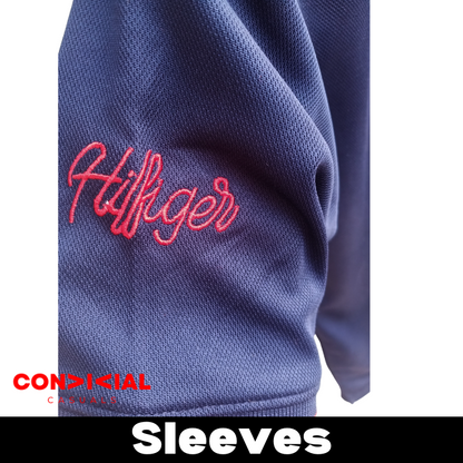 -H-I-L-F-I-G-E-R- Dri-Fit Polo Shirt Navy Blue