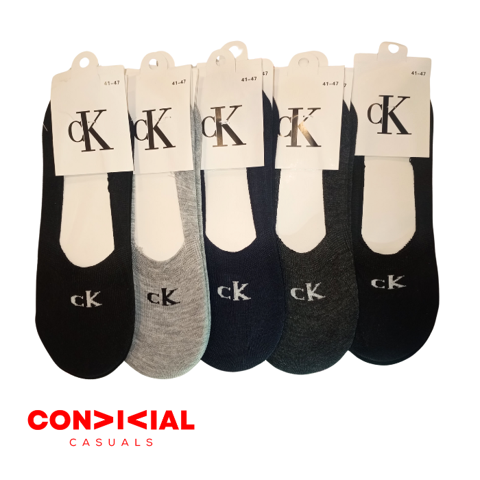 -C-K- Invisible-Loafer Socks 5 Pair Set