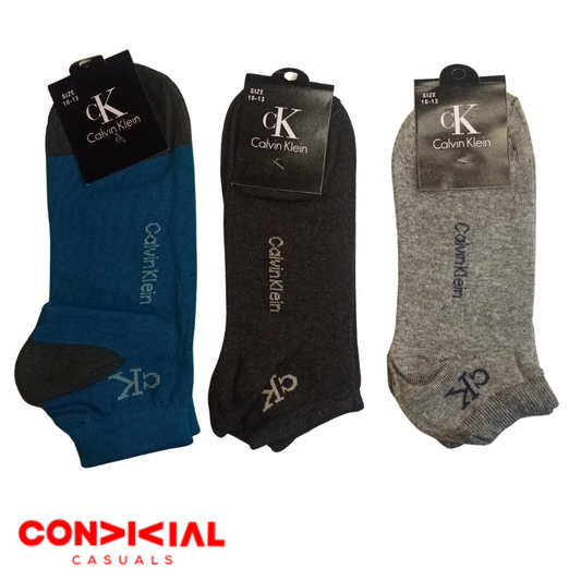 C-K Premium Ankle Socks-3 Pair Set