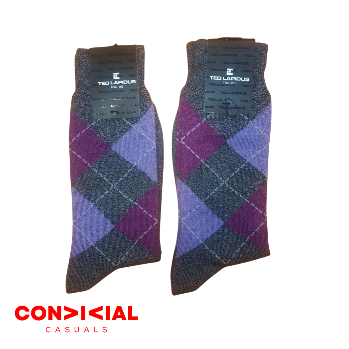 Elegant Design Woollen Imported Socks - 2 Pair Set