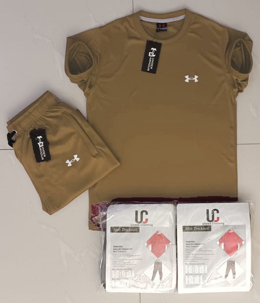 -U-N-D-E-R- -A-R-M-O-U-R- Premium Dri-Fit Track Suit - Golden