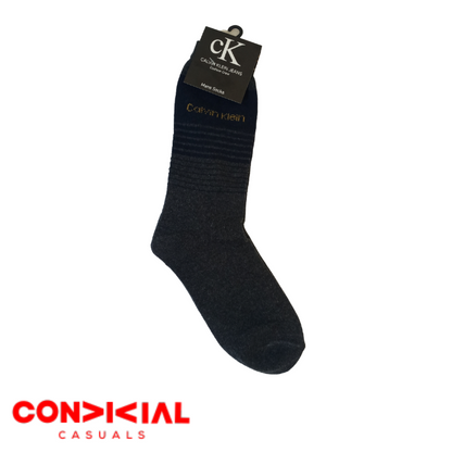 C-K Stripes Full Socks-2 Pair Set