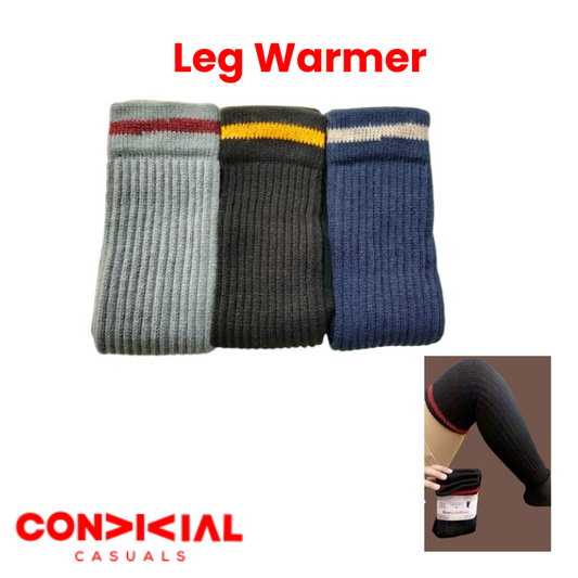 Woollen Leg Warmer for Men and Women-3Pcs Set