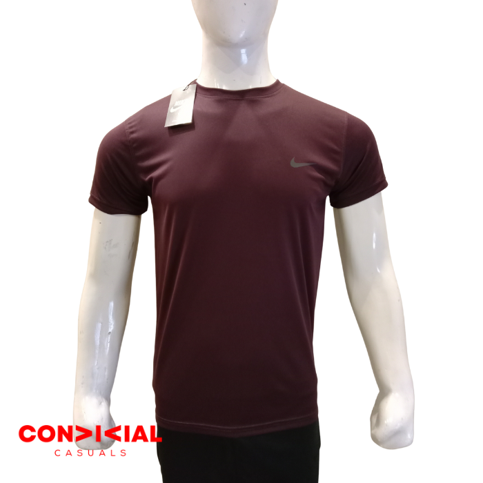 Dri Fit Regular Gym T-Shirt - Maroon