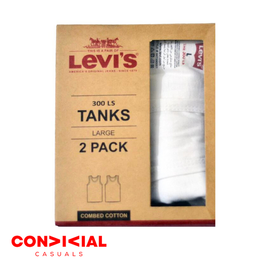 -L-E-V-I-S- Combed Cotton Vest/Tanktop - Pack of 2