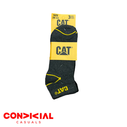 -C-A-T- Branded Ankle Socks 3-Pair Set