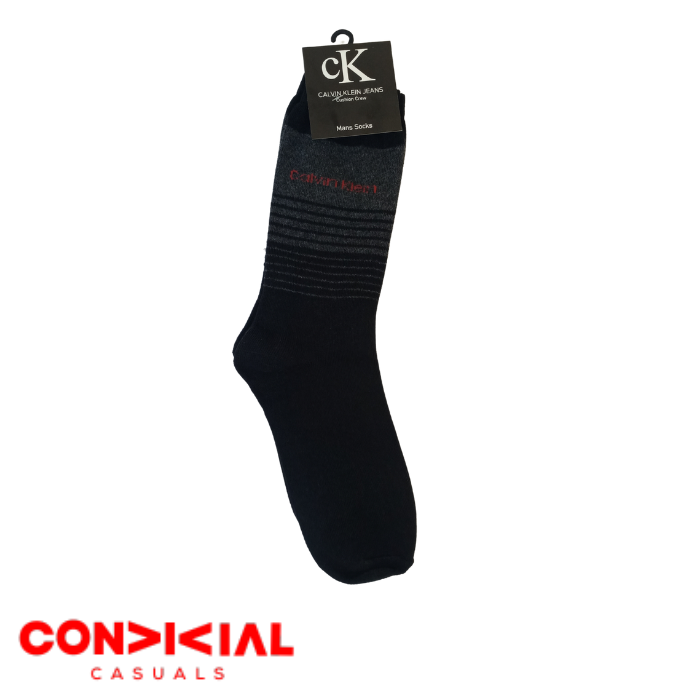 C-K Stripes Full Socks-2 Pair Set