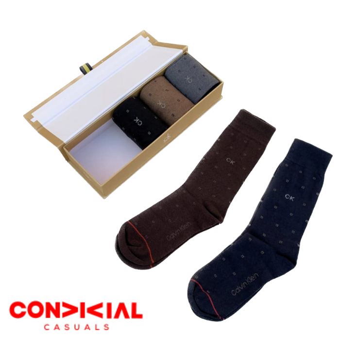 C-K Premium Crew Socks 5 Pair Set Design 1