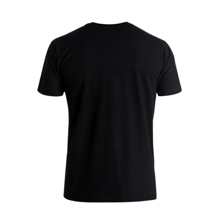 N-I-K-E Plain Black Solid Color T-Shirt