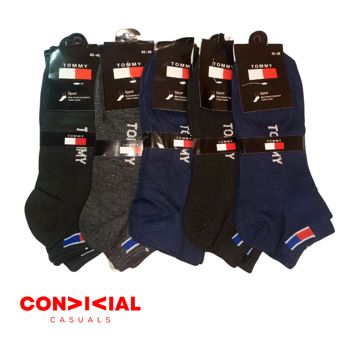 -T-O-M-M-Y- Ankle Socks 5 pair Set Imported