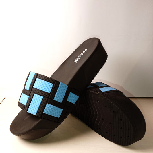 Soft Comfy (Black-Blue) Wedge