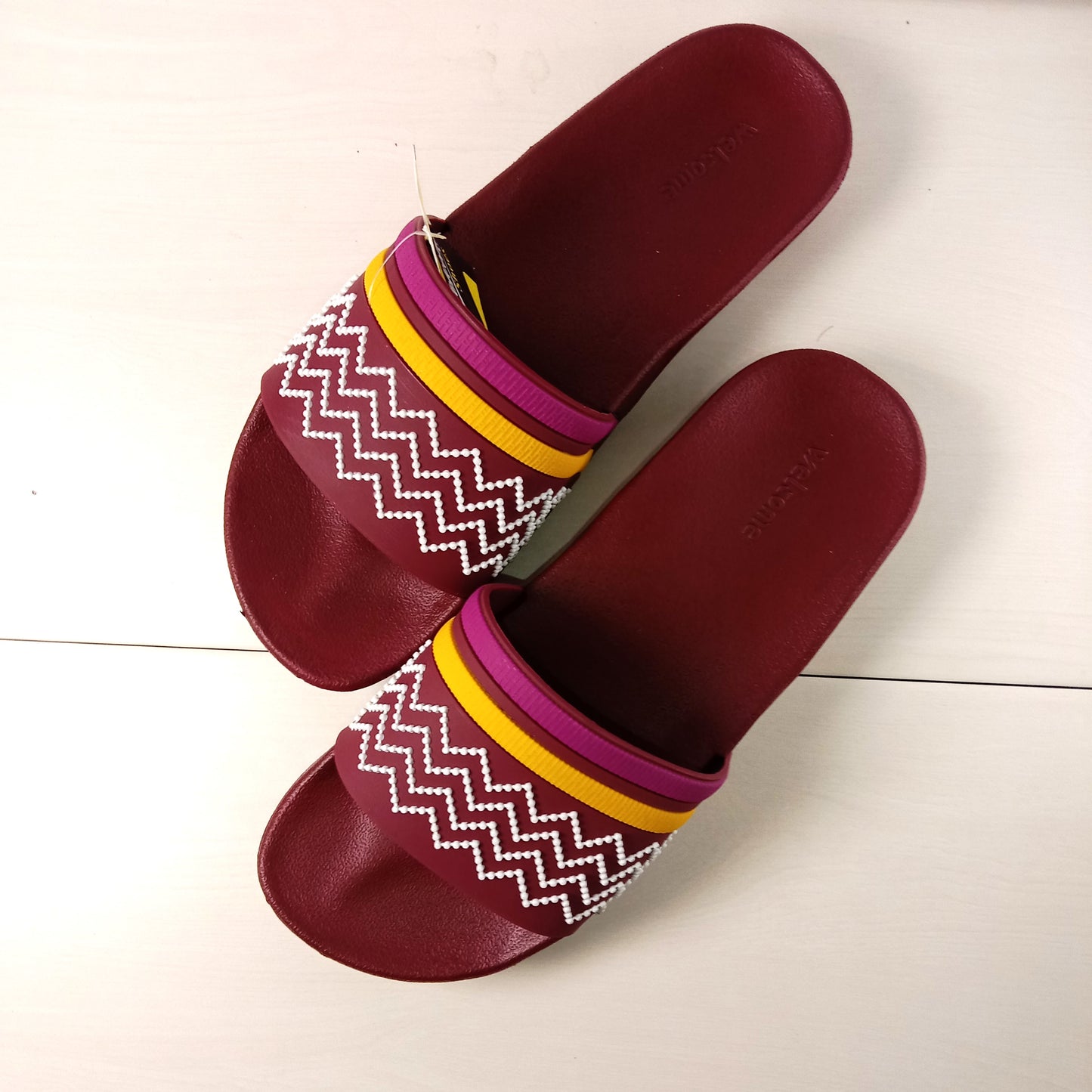 Fancy Soft Slides (Maroon)