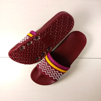 Fancy Soft Slides (Maroon)