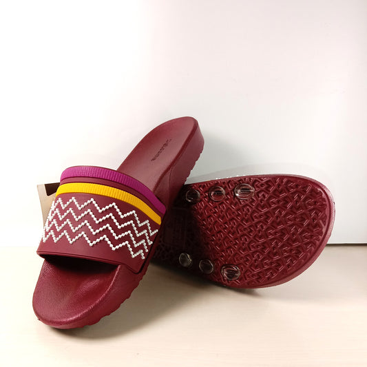 Fancy Soft Slides (Maroon)