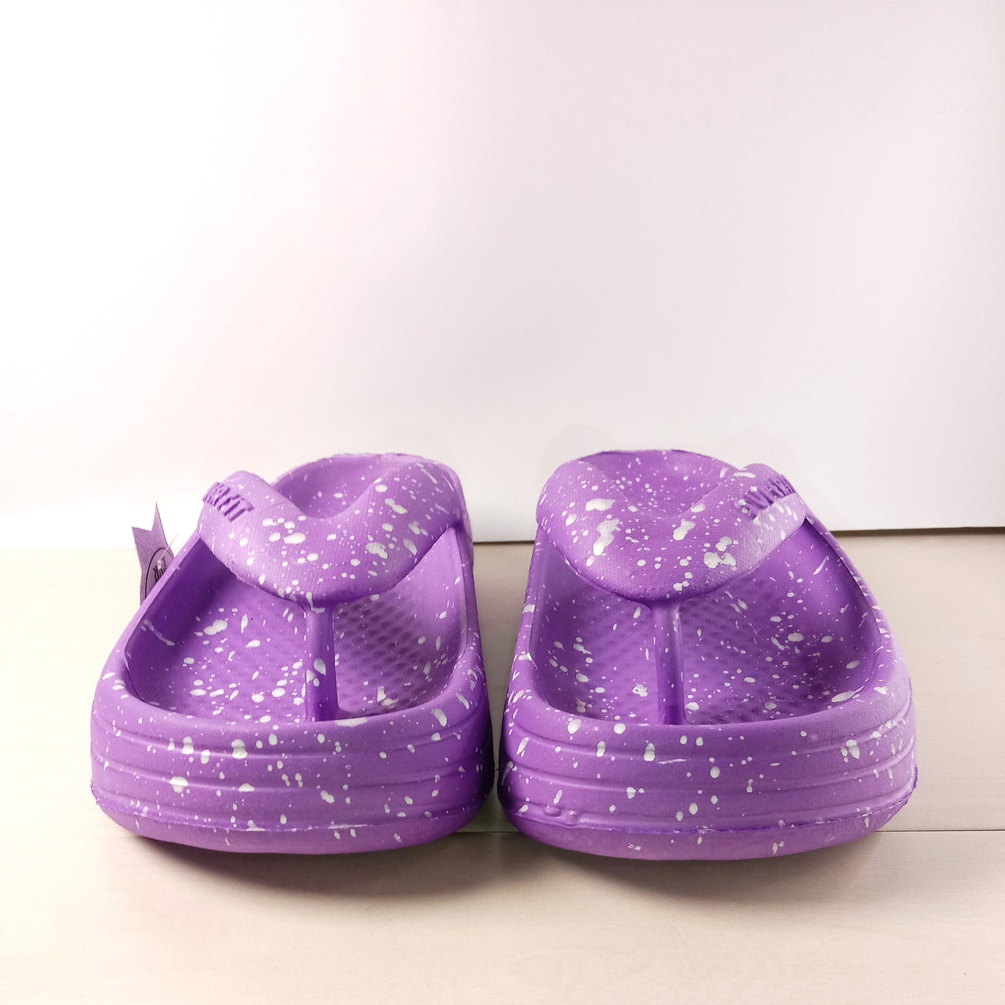 Soft Comfy Abstract Design Flop Flop (Light Purple)