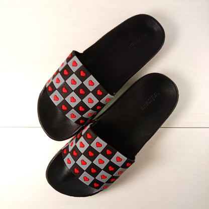 Heart Soft Slides (Black)