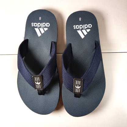 -A-D-I-D-A-S- Comfortable Mens Flip Flop - Navy Blue