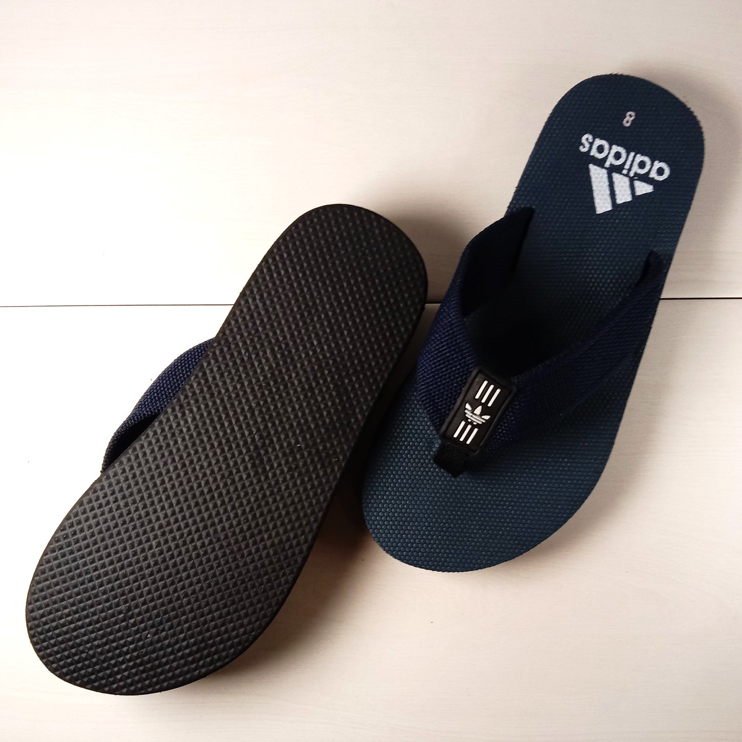 -A-D-I-D-A-S- Comfortable Mens Flip Flop - Navy Blue