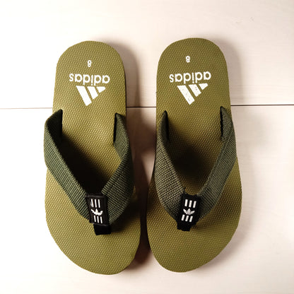 -A-D-I-D-A-S- Comfortable Mens Flip Flop - Green