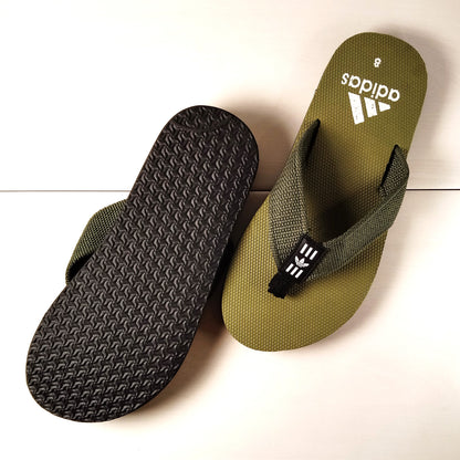 -A-D-I-D-A-S- Comfortable Mens Flip Flop - Green