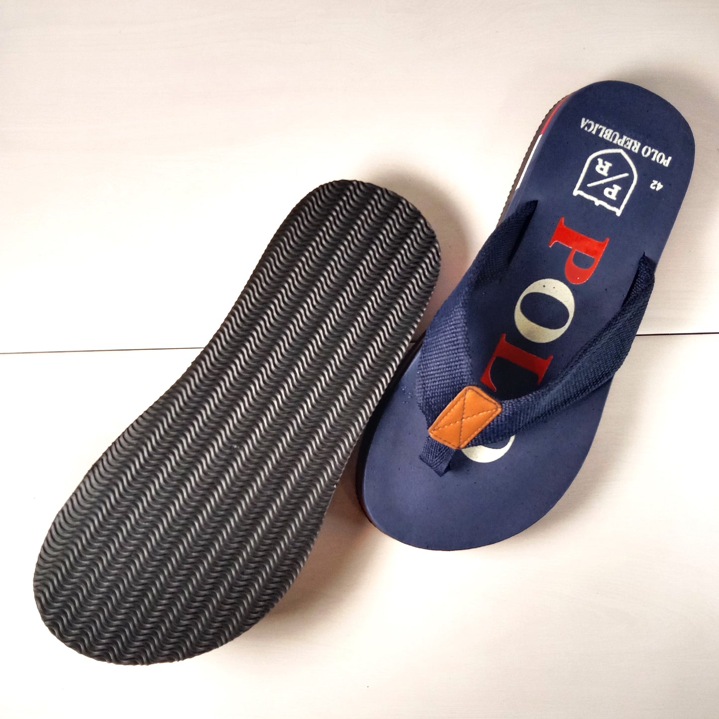 -P-O-L-O- Premium Mens Flip Flop