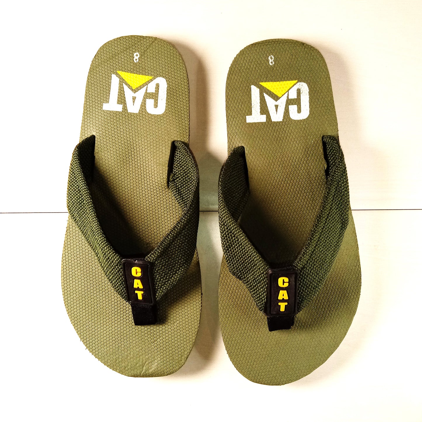 -C-A-T- Mens Flip Flop Green