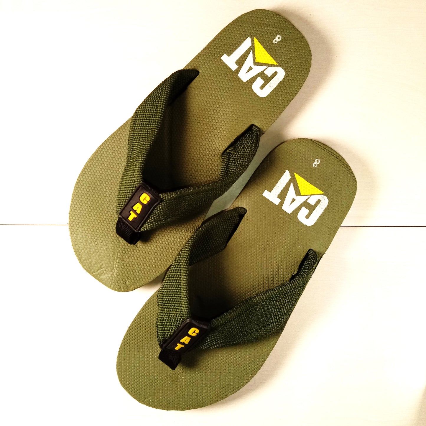 -C-A-T- Mens Flip Flop Green