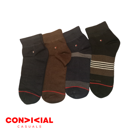 Premium Ankle Socks-4 Pair Set